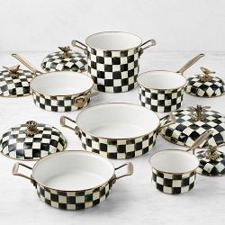 MacKenzie-Childs Courtly Check 12-Piece Cookware Set