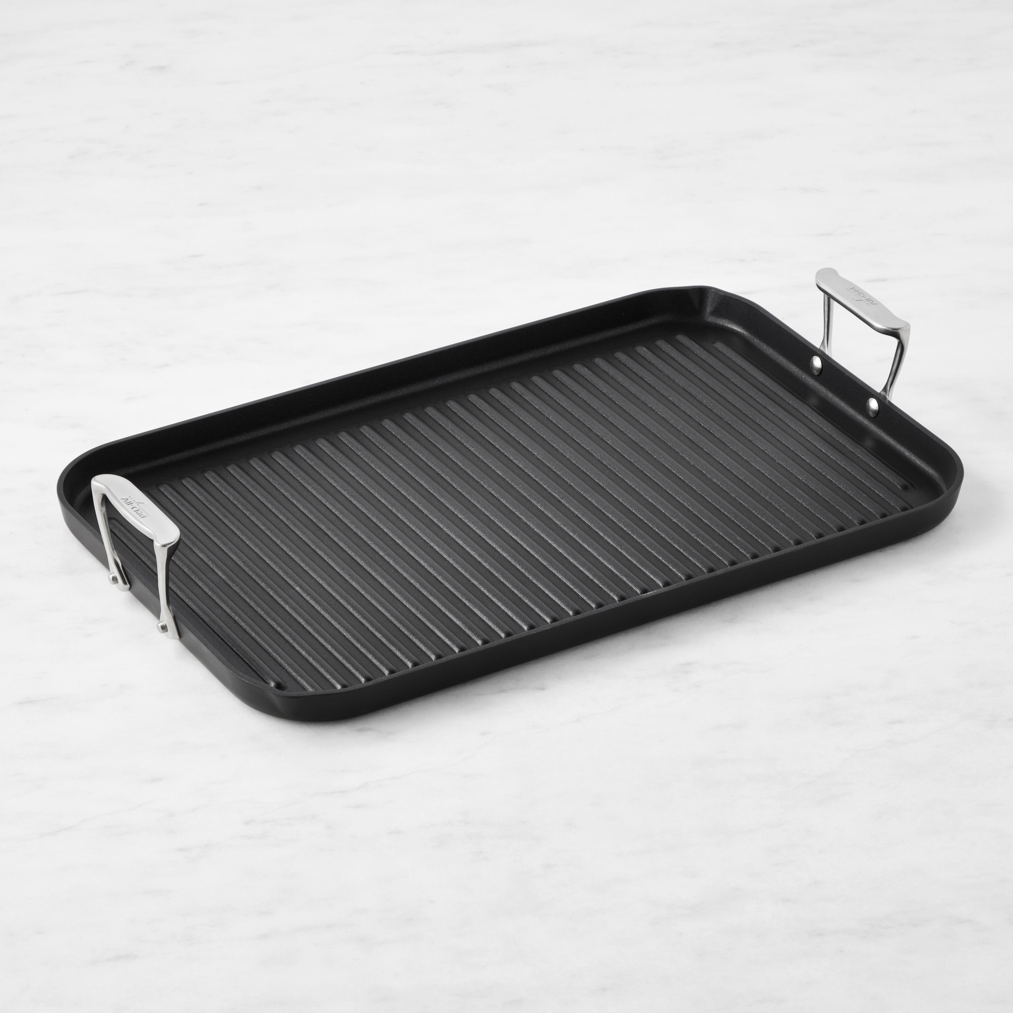 All-Clad HA1 Expert Nonstick Double Burner Grill, 13″ x 20″ Simolary simolary.com