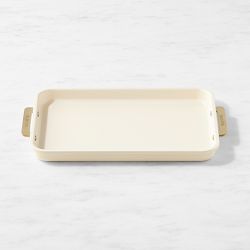 GreenPan™ Reserve Ceramic Nonstick Bakeware Quarter Sheet Pan, Cream