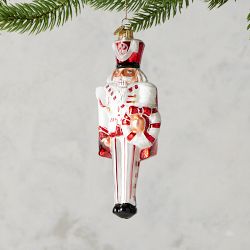 Candy Cane Nutcracker Ornament