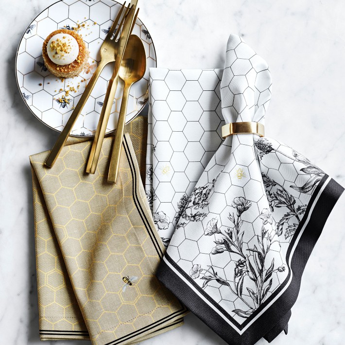 Honeycomb Cloth Napkins - Set of 4 | Williams Sonoma