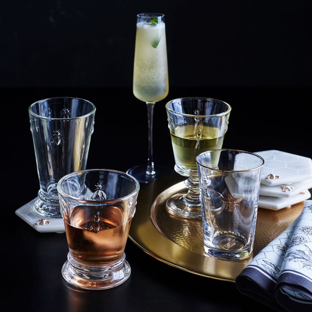 La Rochere Bee Short Tumblers, 9-oz, Set of 6 by Williams Sonoma Home