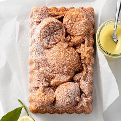 Nordic Ware Citrus Blossom Loaf Pan and Meyer Lemon Quickbread Mix