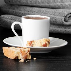 Apilco Tuilleries Porcelain Espresso Cups &amp; Saucers