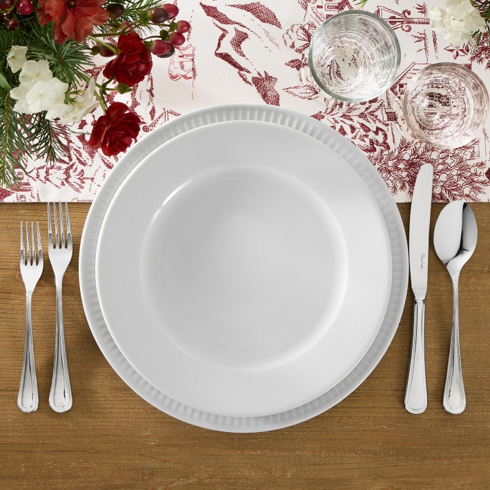 Pillivuyt Plisse Charger Plate | Williams Sonoma