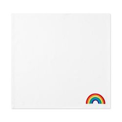Rainbow Embroidered Napkins, Set of 4