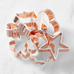 Williams Sonoma Copper Cookie Cutter with Silicone Edge