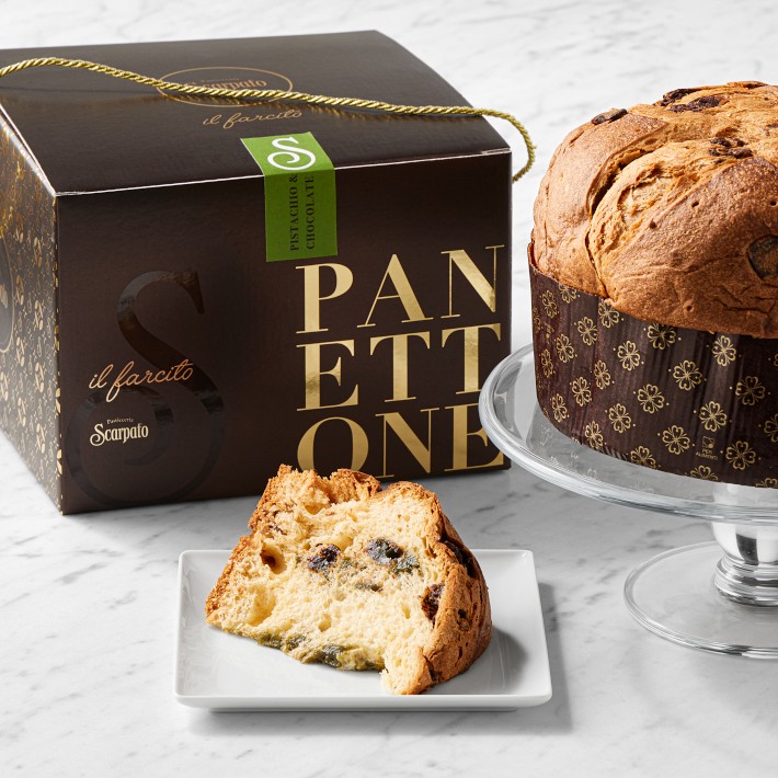 Scarpato Chocolate Pistachio Panettone | Williams Sonoma