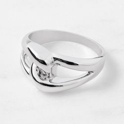 Silver Knot Napkin Rings, Set of 4