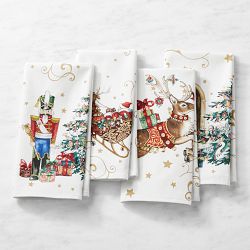 Twas the Night Before Christmas Napkins, Set of 4