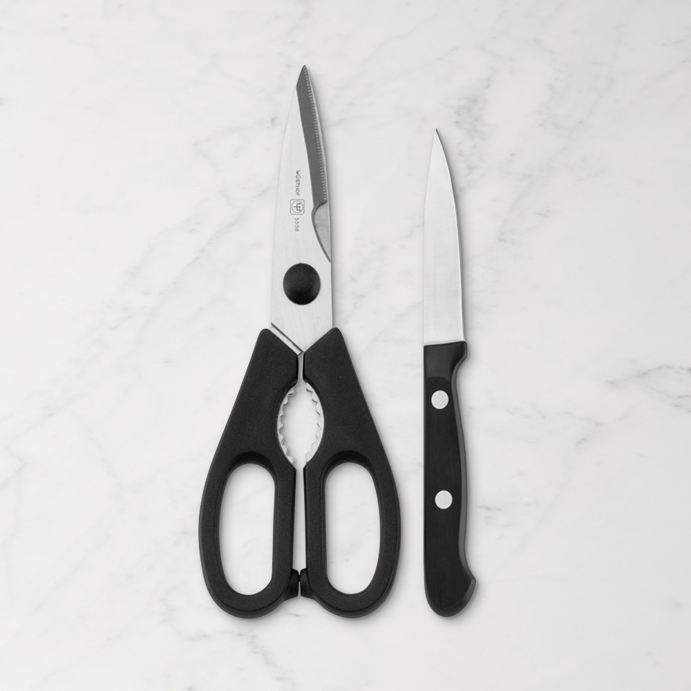 WÜSTHOF Gourmet Paring Knife & Kitchen Shears, Set of 2