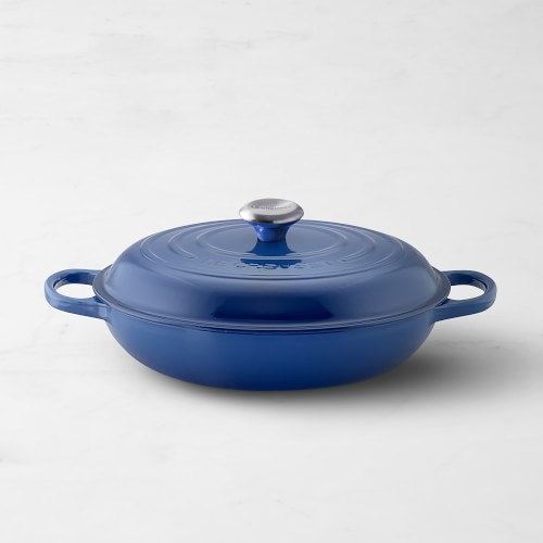 Le Creuset Signature Enameled Cast Iron Braiser, 3 1/2-Qt., Lapis