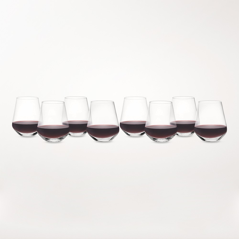 Williams Sonoma Estate Stemless Red Wine Glasses, Buy 6-Get 8 Set - Buy 6-Get 8 Set