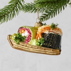 Williams Sonoma Sushi Plate Ornament