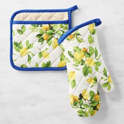 Limone Oven Mitt & Potholder Set