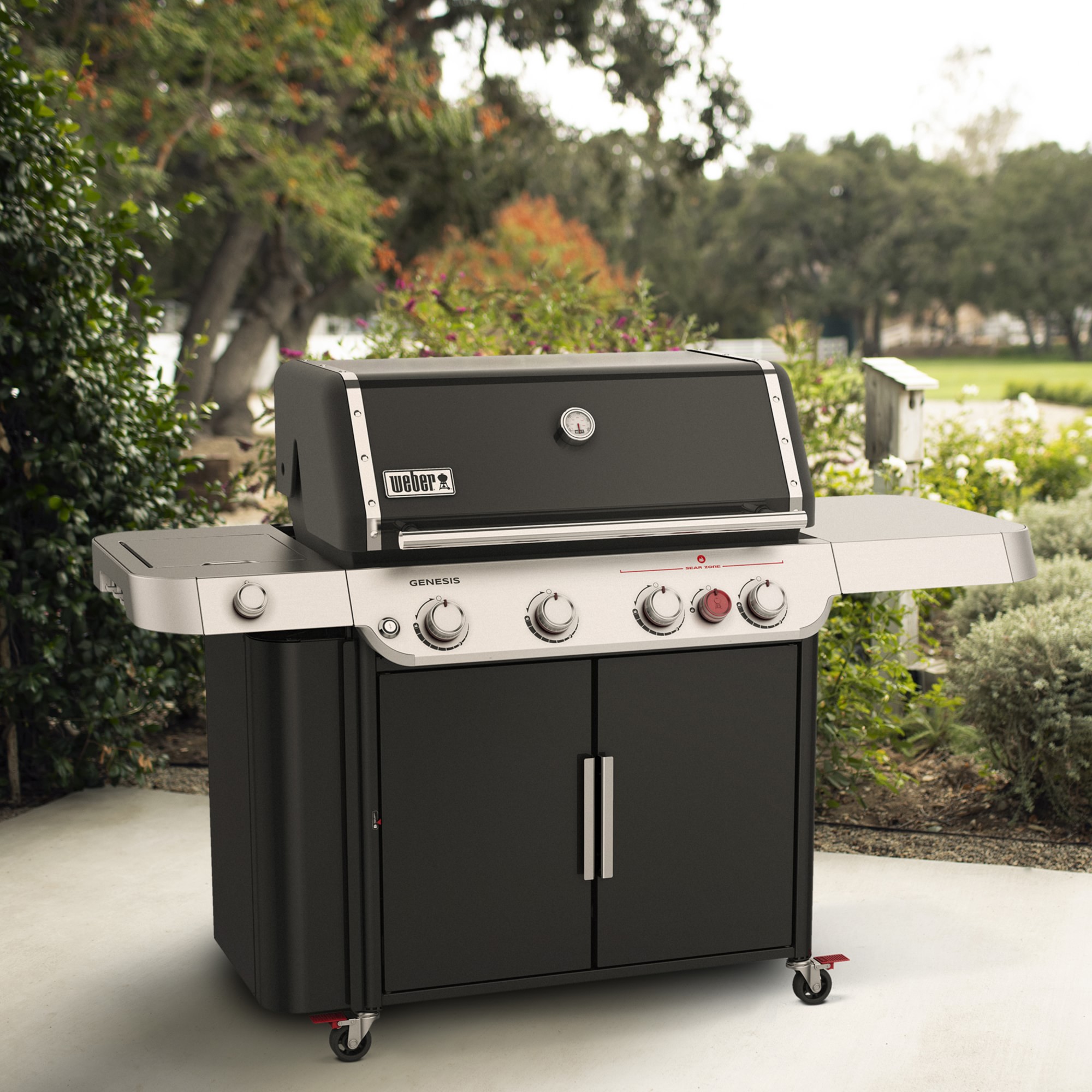 Weber Genesis E-435 Liquid Propane Gas Grill & Grill Cover Sansujyuku sansujyuku.com