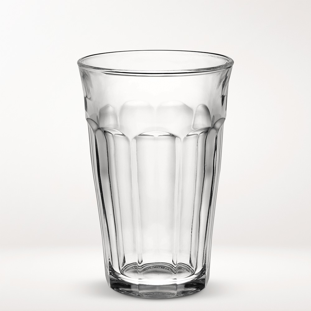 Duralex Picardie Glass Tumblers, 12-oz, Set of 6 - Set of 6, 12 oz.