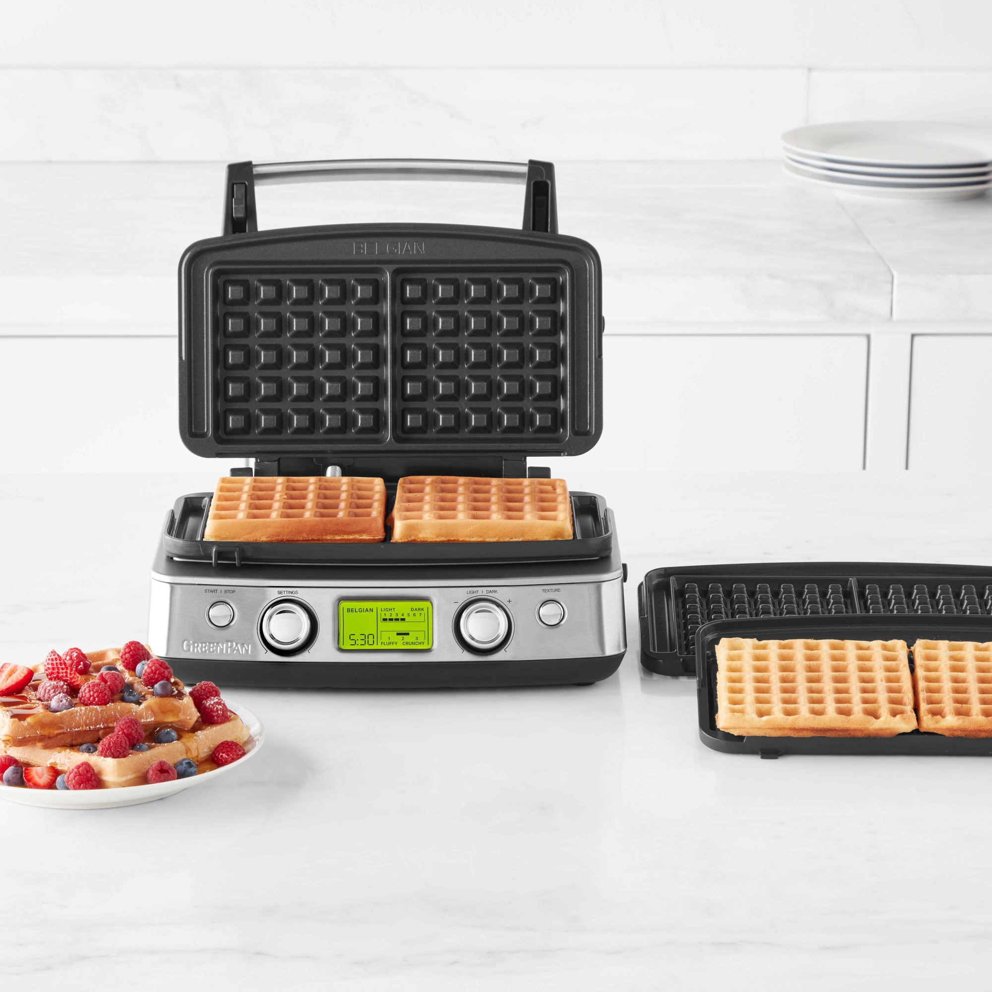 GreenPan Premiere Square Waffle Maker Sansujyuku sansujyuku.com