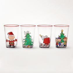PEANUTS™ x Williams Sonoma Holiday Tumblers, Set of 4