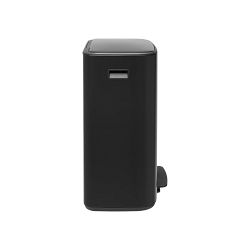 Brabantia Bo Step On Dual Compartment Recycling Trash Can, 2 x 8 Gallon 