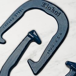 Forged Steel Outlander Horseshoe Set