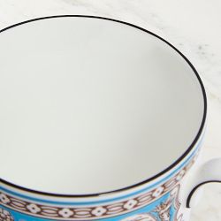 Wedgwood Florentine Turquoise Mugs, Set of 2