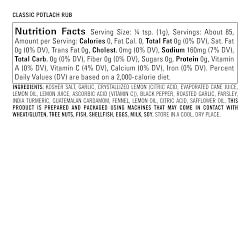 Williams Sonoma Rub, Potlatch Lemon Garlic Seasoning