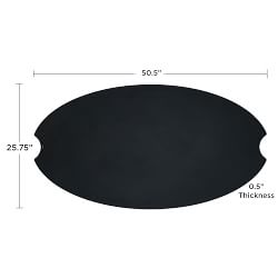 Banff Oval Steel Lid (50.5")