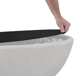 Banff Oval Steel Lid (50.5")