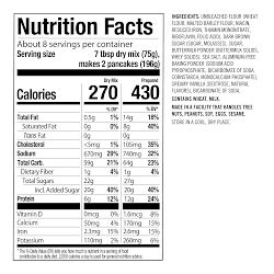 Williams Sonoma Buttermilk Brown Sugar Pancake &amp; Waffle Mix