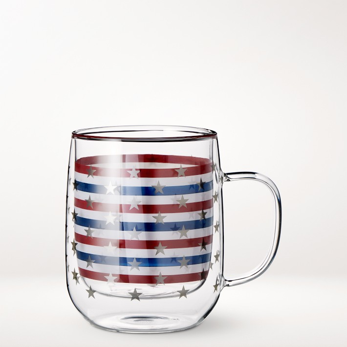 Americana Double Wall Mugs Set | Williams Sonoma