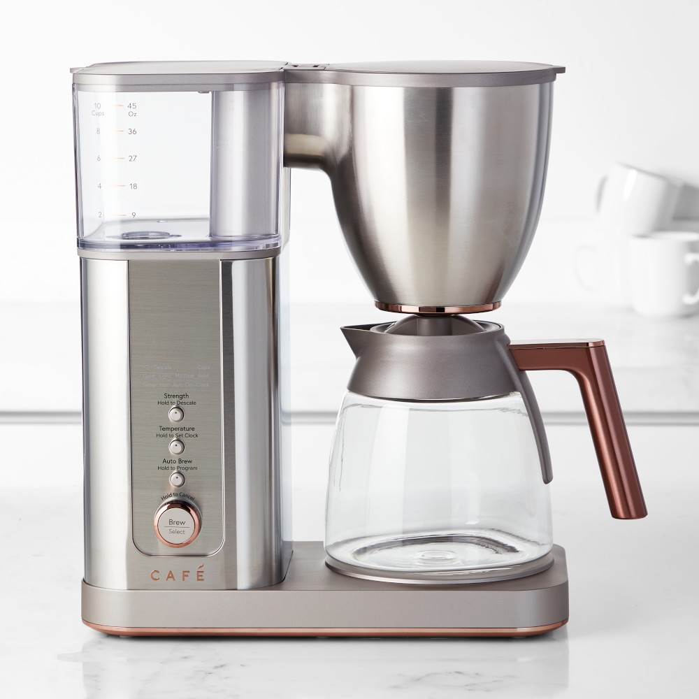 Café™ Specialty Drip Coffee Maker with Glass Carafe - Stainless-Steel