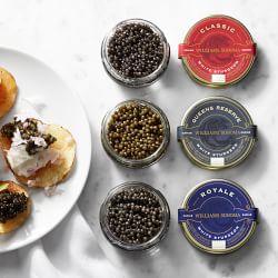 Williams Sonoma White Sturgeon Caviar Trio