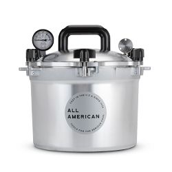 All American Aluminum Pressure Cooker, 10.5-Qt. with 1 Rack
