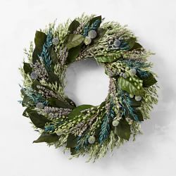 Visions of Blue Wreath, 22"