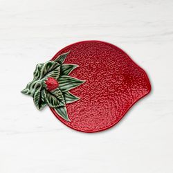 Bordallo Pinheiro Strawberries Olive Dish