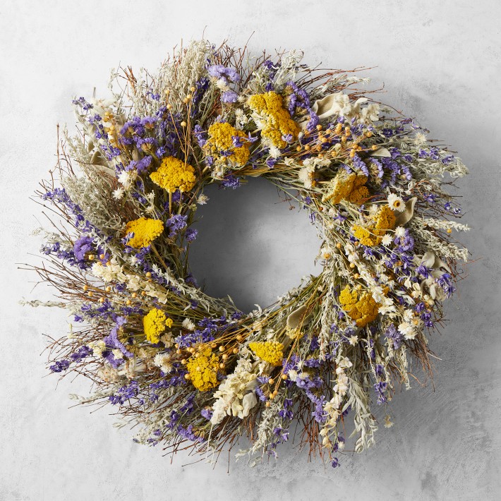 French Inspired Spring Wreath | Williams Sonoma