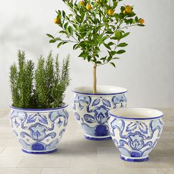Italian Hand-Painted Capri Planter