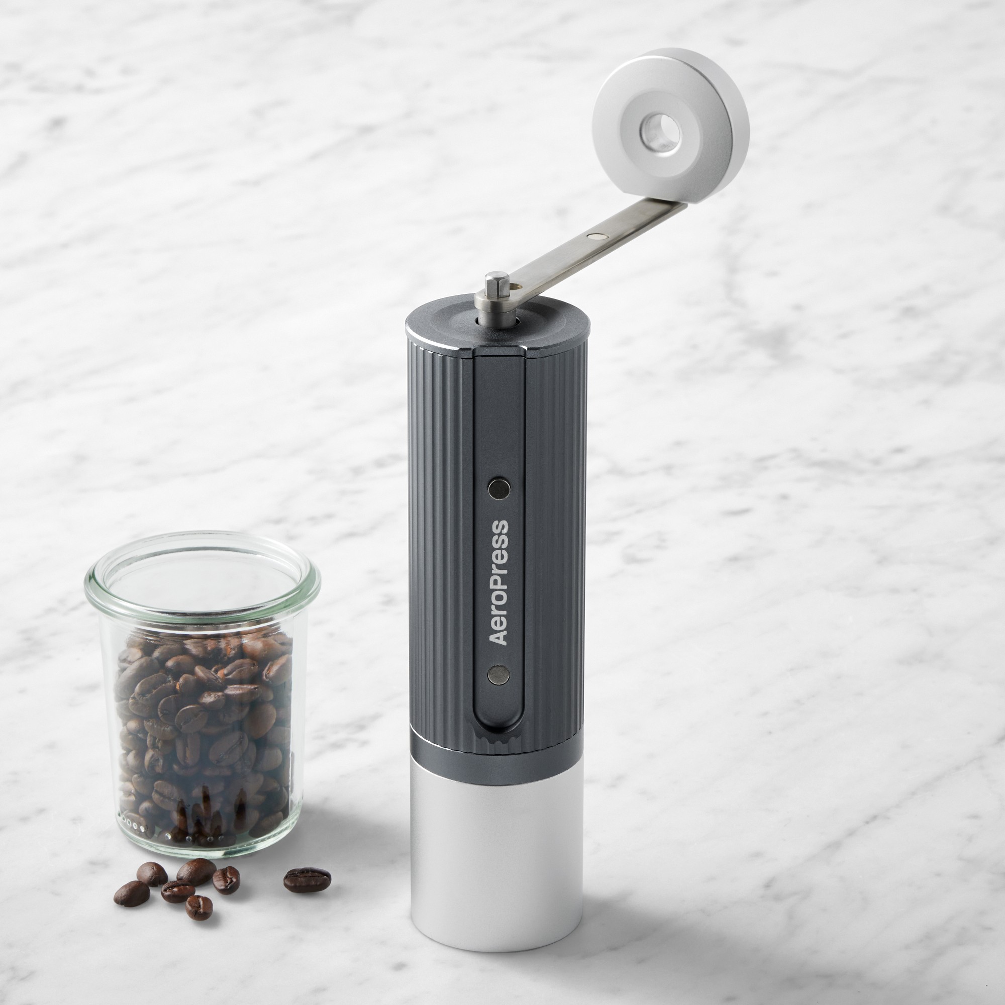 AeroPress Stainless-Steel Manual Coffee Grinder Simolary simolary.com