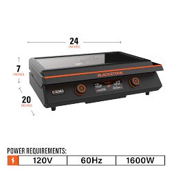Blackstone E-Series Electric Tabletop Griddle, 22"