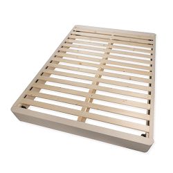 Deluxe Organic Bed 8" Standard Foundation, No Legs, Queen