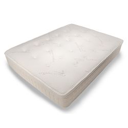 Naturepedic Concerto Plush Pillow Top Organic Latex Hybrid Mattress Pillow Top, Queen