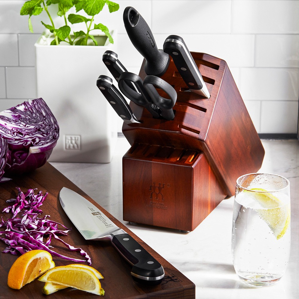 Zwilling Pro Acacia Knife Block, Set of 7