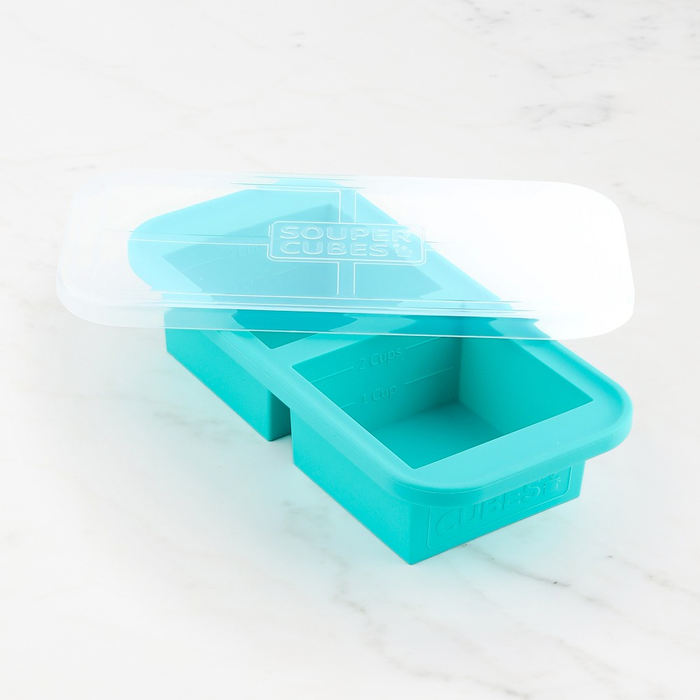 Souper Cubes Freezer Tray with Lid - 2-Cup