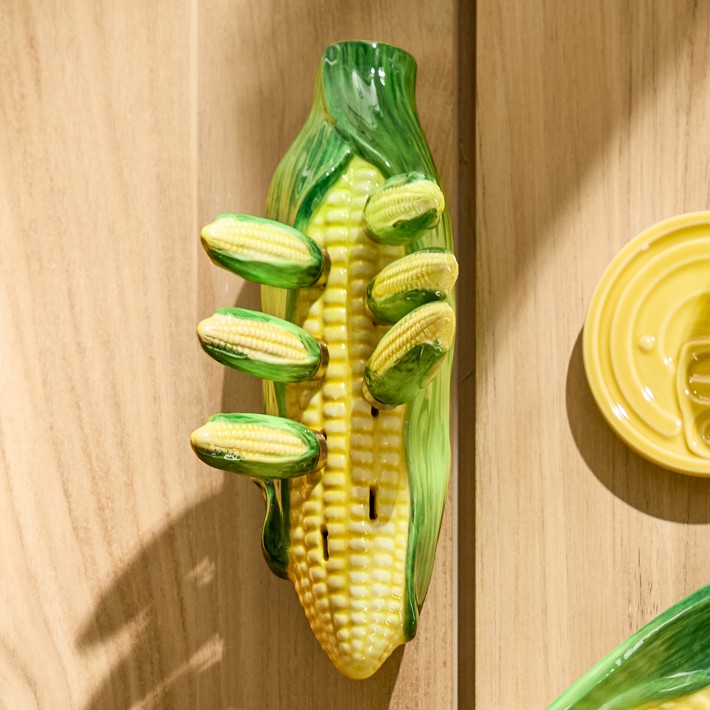 Corn Picks with Holder, Set of 8 | Williams Sonoma