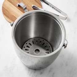 Crafthouse by Fortessa Round Ice Bucket with Tongs