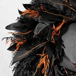 Phantom Jack Halloween Live Wreath, 20"