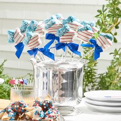 4th of July Cake Pops, Set of 6