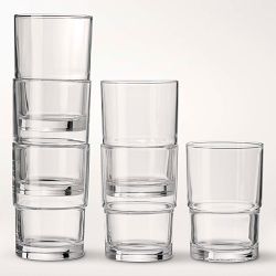 Williams Sonoma Pantry Stackable Tall Tumblers, Set of 6