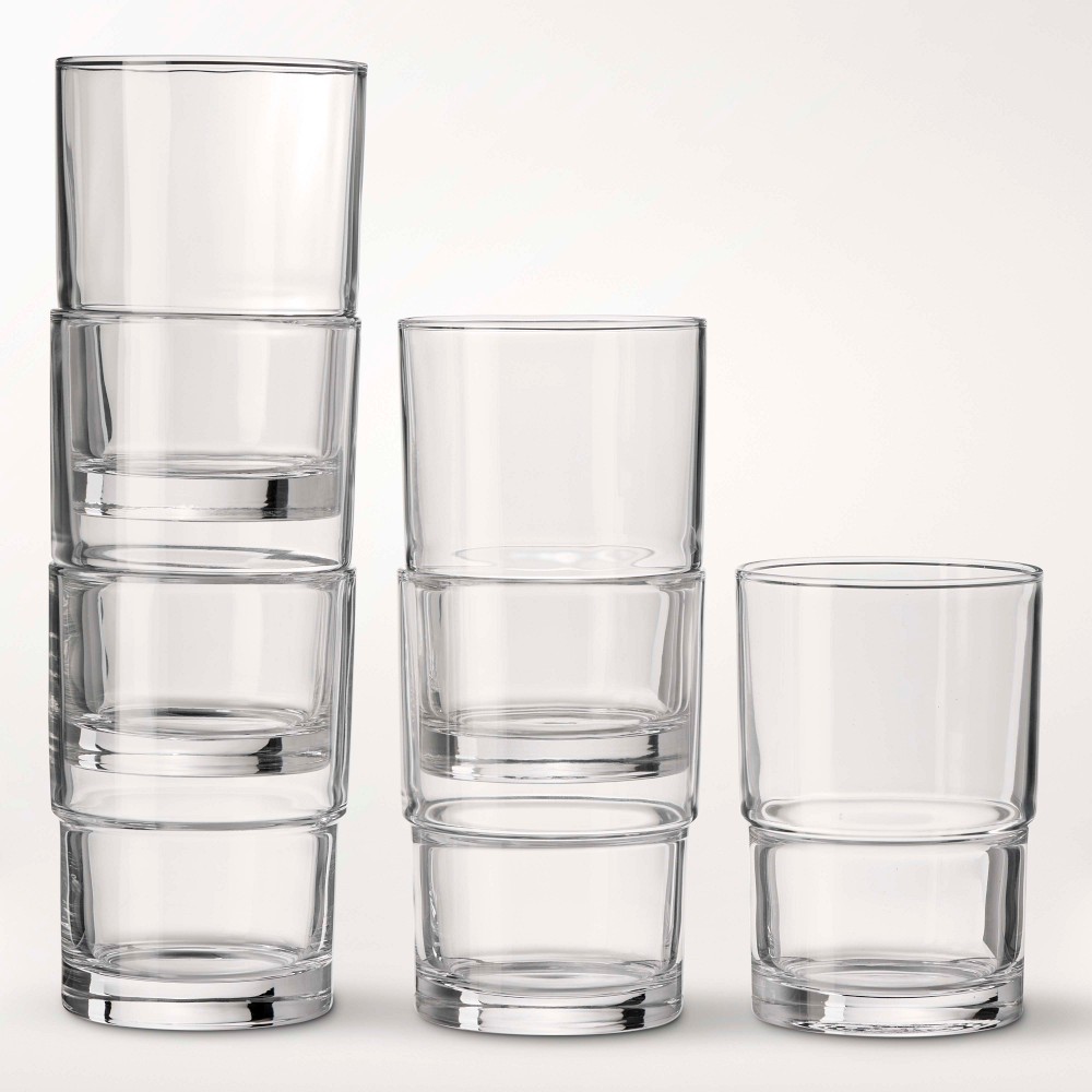 Williams Sonoma Pantry Stackable Tall Tumblers, 17-oz - Set of 12